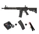 AEX Custom BIG RED Specna Arms M4 AEG Rifle CORE Series M4 MLOK Carbine  SA-C24 Black - Airsoft Extreme