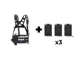 Wosport Lightweight SPC Tactical Chest Rig + 3x Tiger Kangaroo Pouch Combo
