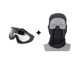 Valken Kilo Thermal Goggles + Wosport Steel Mesh Shadow Fighter Balaclava Combo