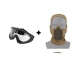 Valken Kilo Thermal Goggles + Wosport Steel Mesh Shadow Fighter Balaclava Combo