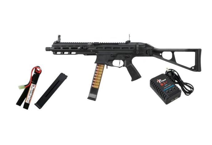 G&G PCC45 SMG Airsoft AEG Black