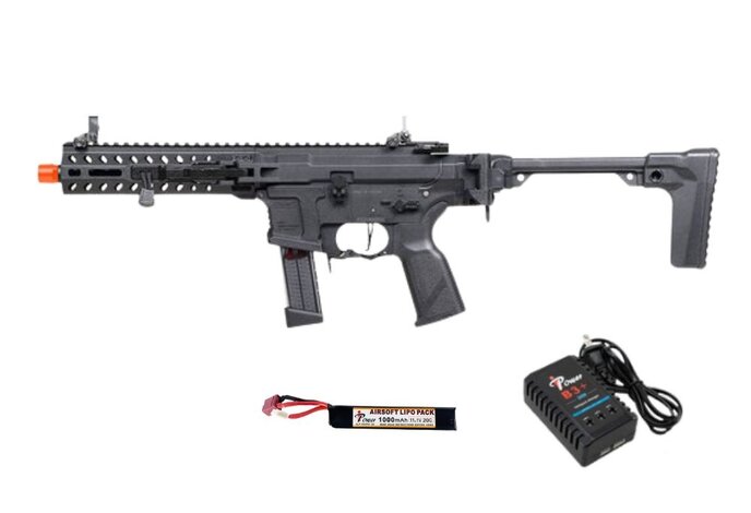 G&G FAR9 Polymer Receiver M4 PDW M-LOK ETU MIG AEG with Folding Handguard and Stock