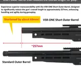 PSS VSR-ONE Short Barrel Kit 120mm