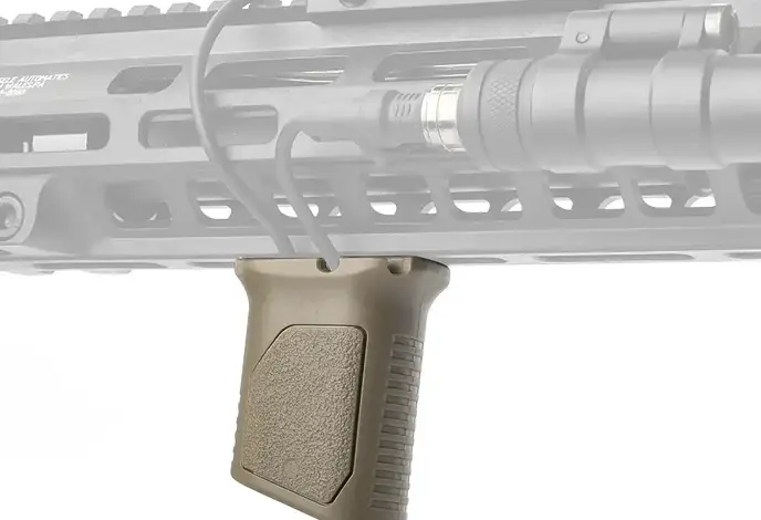 Angled Vertical Grip with Cable Guide, M-LOK