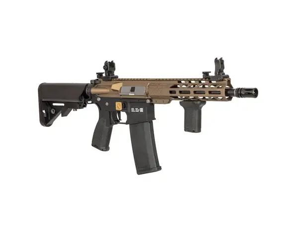 Specna Arms Specna Arms M4 AEG Rifle Rock River Arms Licensed EDGE 2.0 Series M4 M-LOK PDW SA-E25 E2 Chaos Bronze