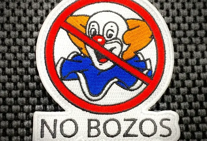 Tactical Outfitters No Bozos Morale Patch