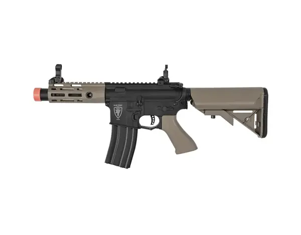 Elite Force Elite Force M4 CQCX Next Gen Electric Rifle (AEG) with Eye Trace Tracer Unit Black / Tan