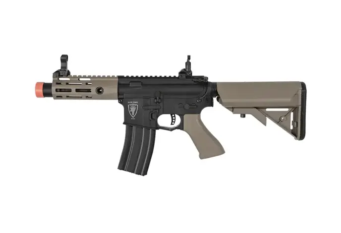 Elite Force M4 CQCX Next Gen Electric Rifle (AEG) with EyeTrace Tracer Unit Black / Tan
