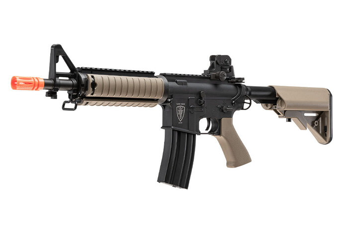 Elite Force M4 CQBX Next Gen Electric Rifle (AEG) with EyeTrace Tracer Unit Black / Tan