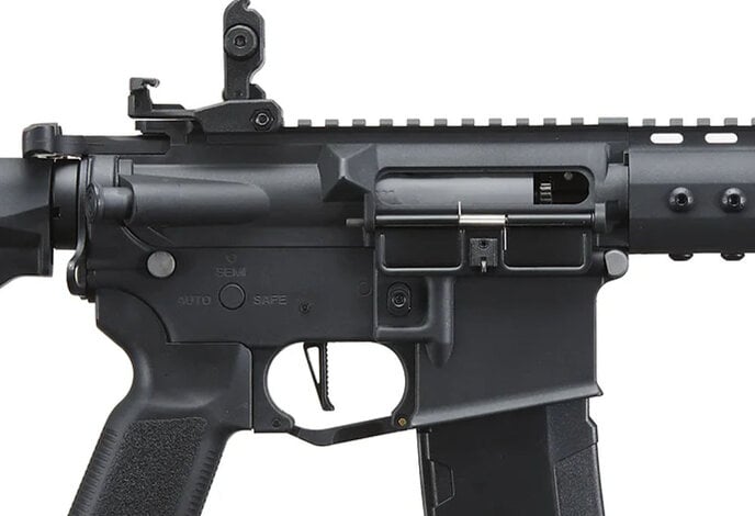 Lancer Tactical Gen 3  ZION ETU Archon 14" M-LOK M4 Airsoft Rifle w/ Delta Stock Black