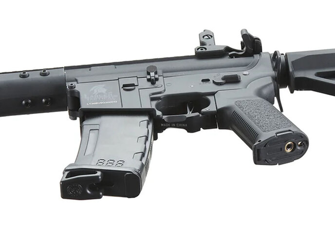 Lancer Tactical Gen 3 ZION ETU Archon 9" M-LOK M4 Airsoft Rifle w/ Delta Stock