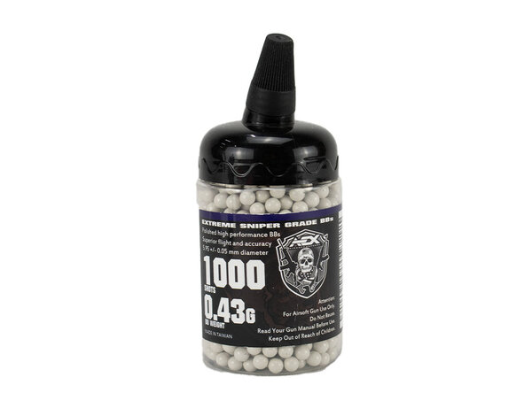 Airsoft Extreme AEX 0.43 BBs 1000 Count Bottle