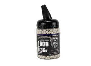 Airsoft Extreme AEX 0.36g 1000ct Bottle 6mm Airsoft BBs