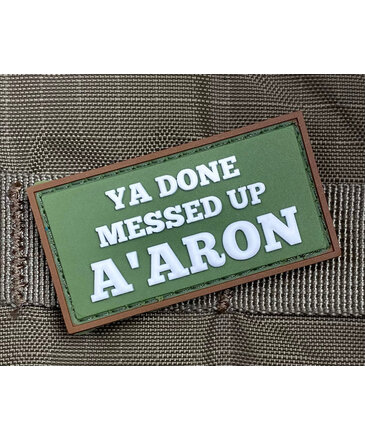 Violent Little Machine Shop Violent Little Machine Shop YA DONE MESSED UP A'ARON PVC Morale Patch