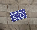 Violent Little Machine Shop Nah Bro, SIQ PVC Morale Patch