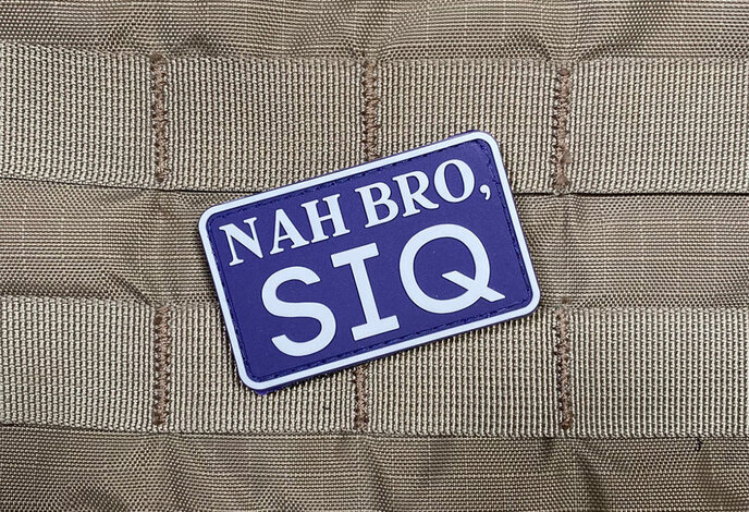 Violent Little Machine Shop Nah Bro, SIQ PVC Morale Patch