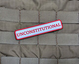 Violent Little Machine Shop Unconstitutional PVC Morale Patch