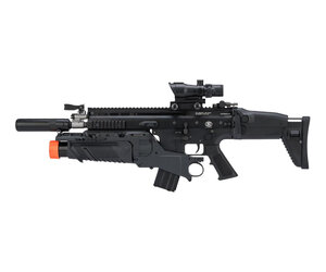 トイガン EGLM Cybergun SCAR-L w/EGLM package, black - Airsoft Extreme