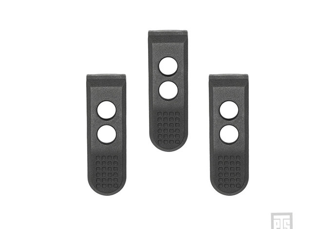 PTS Enhanced Pistol Shockplate GEN 2, 1911, 3 pack, Black