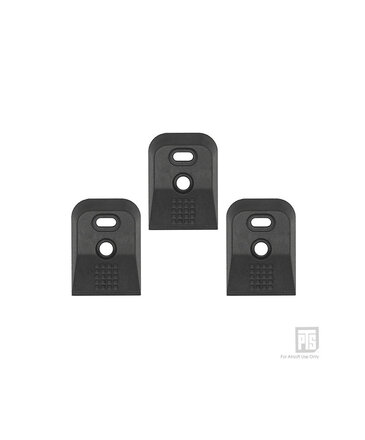 PTS PTS Enhanced Pistol Shockplate GEN 2, G Series, 3 pack, Black