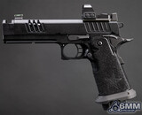 6mmProShop Staccato Licensed XC 2011 Gas Blowback T8 Airsoft Pistol w/ Muzzle Compensator