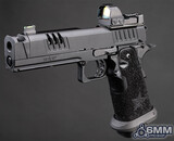 6mmProShop Staccato Licensed XC 2011 Gas Blowback T8 Airsoft Pistol w/ Muzzle Compensator