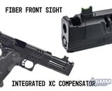 6mmProShop Staccato Licensed XC 2011 Gas Blowback T8 Airsoft Pistol w/ Muzzle Compensator