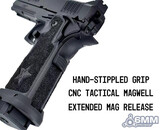 6mmProShop Staccato Licensed XC 2011 Gas Blowback T8 Airsoft Pistol w/ Muzzle Compensator