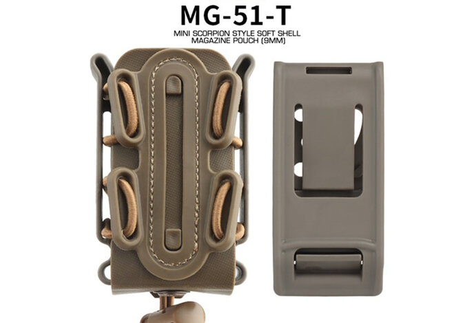 Wosport Scorpion 2.0 Soft Shell Single Pistol Magazine Pouch