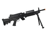 Cybergun FN M249 Mk46 featherweight electric rifle w/2500 rd box mag, 350 fps version