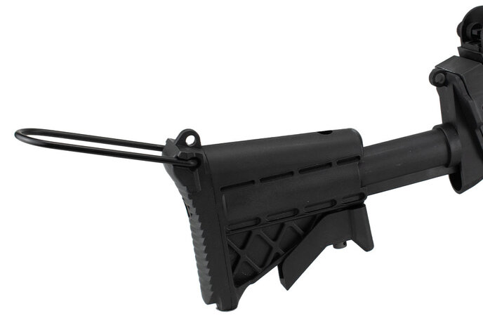 Cybergun FN M249 Mk46 featherweight electric rifle w/2500 rd box mag, 350 fps version