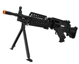 Cybergun FN M249 Mk46 featherweight electric rifle w/2500 rd box mag, 350 fps version