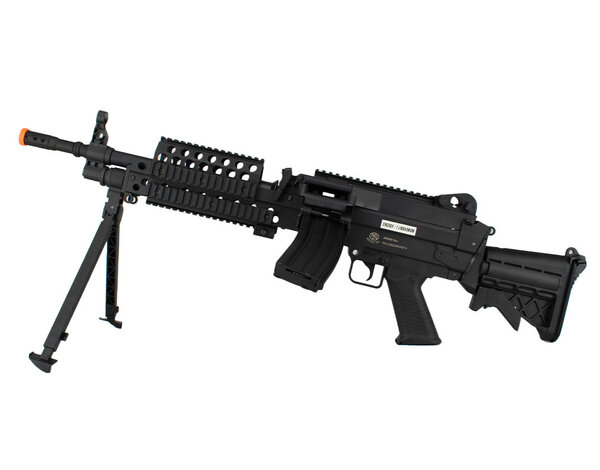 Cybergun Cybergun FN M249 Mk46 featherweight electric rifle, 350 fps version
