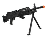 Cybergun FN M249 Mk46 featherweight electric rifle w/2500 rd box mag, 350 fps version
