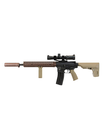 Airsoft Extreme AEX Custom Desert Viper Valken MK3 Alloy SPR AEG Plum / Tan