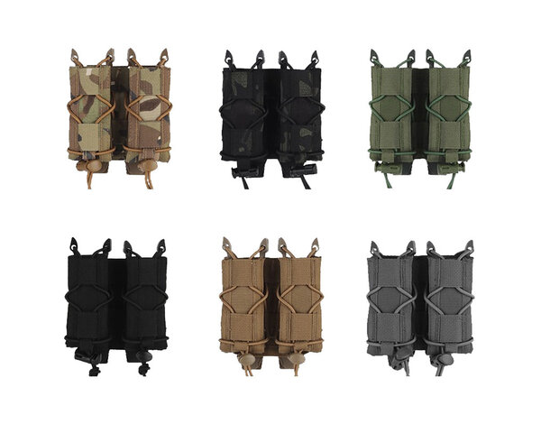 WoSport Wosport Tiger Type 9mm Magazine Pouch, Double