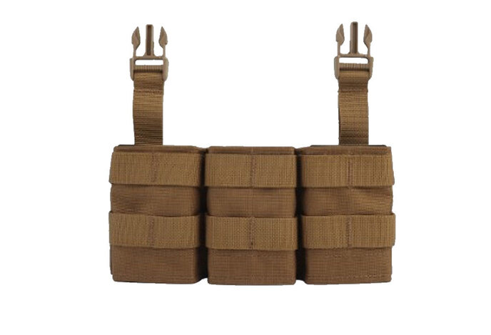 Wosport FAST 5.56 Triple Mag Pouch (Medium) Mag Panel