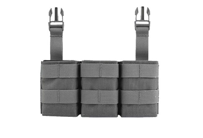 Wosport FAST 5.56 Triple Mag Pouch (Medium) Mag Panel