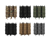 Wosport Tiger Type Long Magazine Pouch, Triple