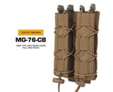 Wosport Tiger Type Long Magazine Pouch, Double