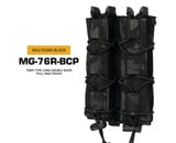 Wosport Tiger Type Long Magazine Pouch, Double