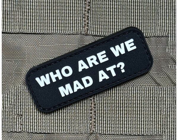 Violent Little Machine Shop Violent Little Machine Shop Who Are We Mad At? PVC Morale Patch