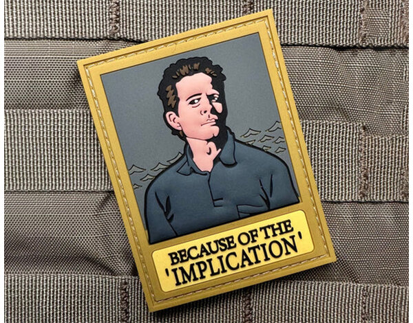 Violent Little Machine Shop Violent Little Machine Shop Because Of The Implication PVC Morale Patch