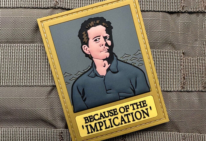 Violent Little Machine Shop Because Of The Implication PVC Morale Patch