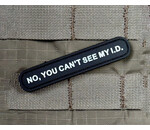 Violent Little Machine Shop Violent Little Machine Shop No, You Can't See My I.D. PVC Morale Patch