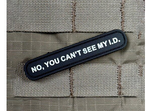 Violent Little Machine Shop Violent Little Machine Shop No, You Can't See My I.D. PVC Morale Patch