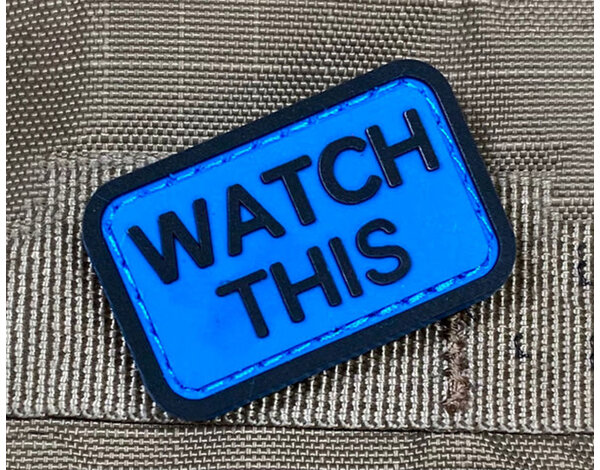Violent Little Machine Shop Violent Little Machine Shop Watch This PVC Morale Patch