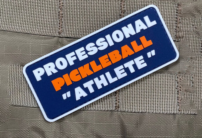 Violent Little Machine Shop Professional Pickleball Athlete PVC Morale Patch