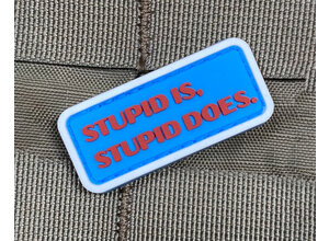 Violent Little Machine Shop Violent Little Machine Shop Stupid Is, Stupid Does PVC Morale Patch