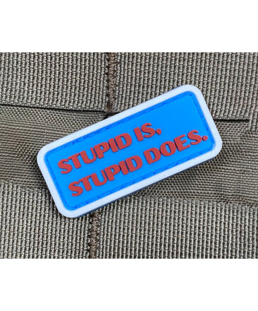 Violent Little Machine Shop Violent Little Machine Shop Stupid Is, Stupid Does PVC Morale Patch